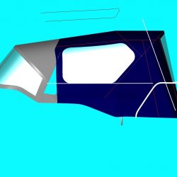 Beneteau Oceanis 34 Cockpit Enclosure fitted to factory sprayhood_7