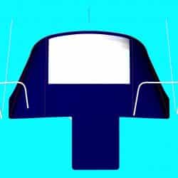 Beneteau Oceanis 34 Cockpit Enclosure fitted to factory sprayhood_9