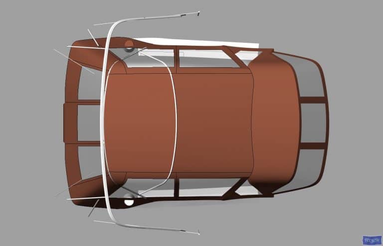 Jeanneau 53 Cockpit Enclosure fitted to Dolphin Sails Sprayhood_6