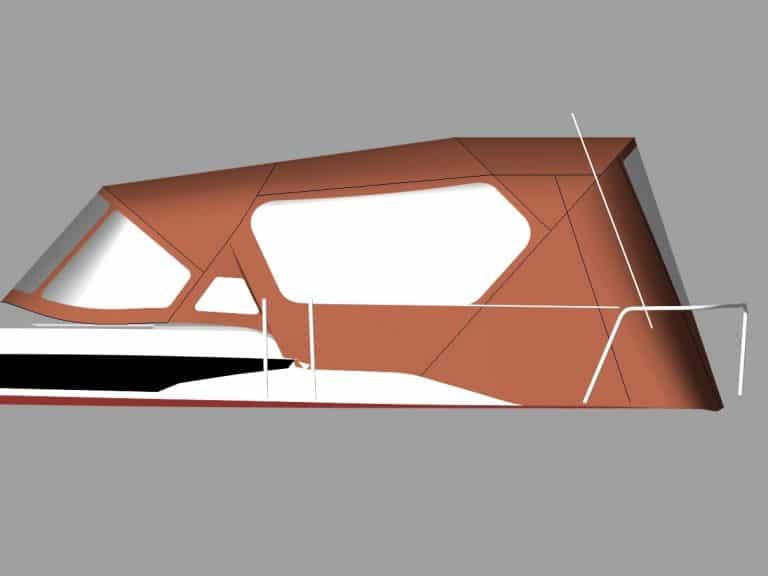 Jeanneau Sun Odyssey 409 Cockpit Enclosure fitted to factory Sprayhood_8