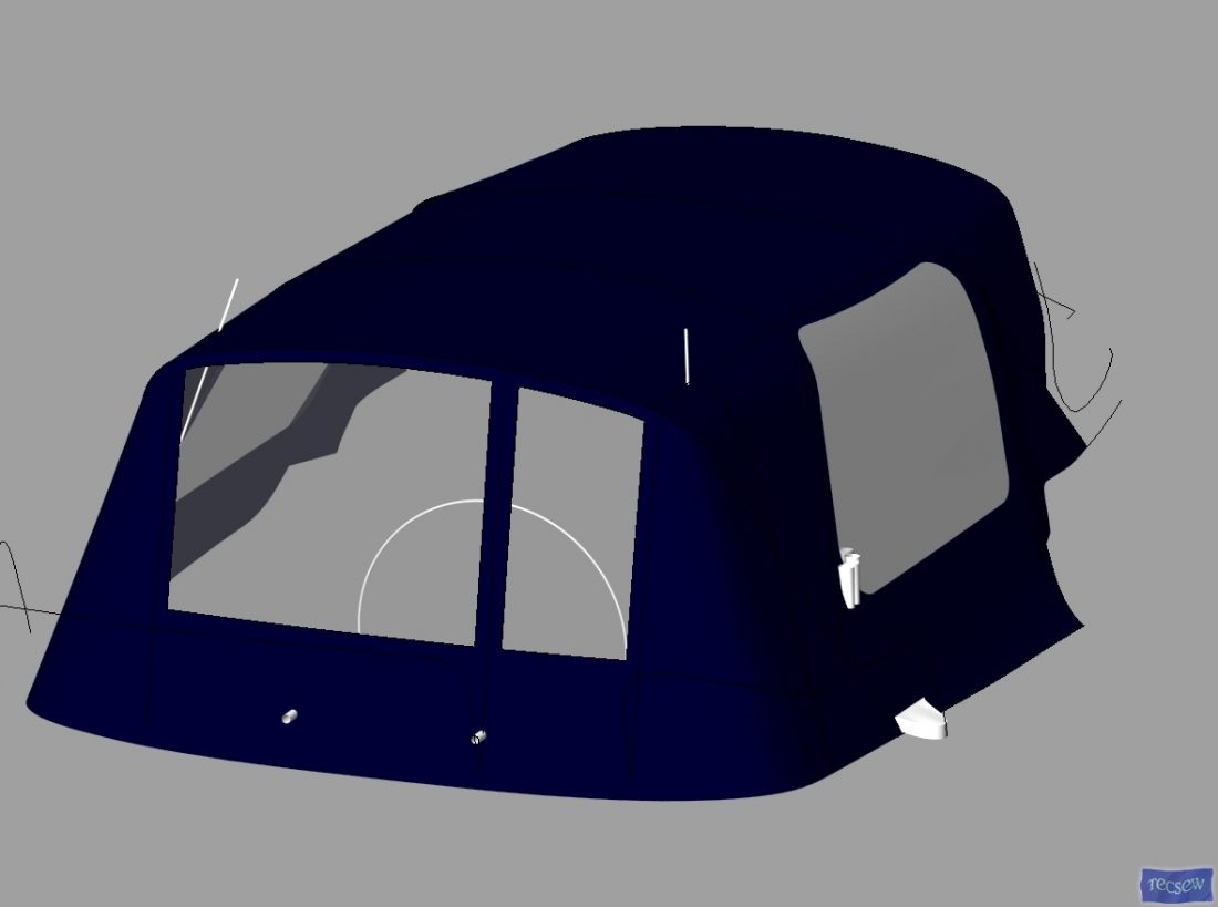 Jeanneau Sun Odyssey 43DS Cockpit Enclosure fitted to Dutch Sprayhood _4