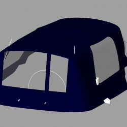 Jeanneau Sun Odyssey 43DS Cockpit Enclosure fitted to Dutch Sprayhood _4