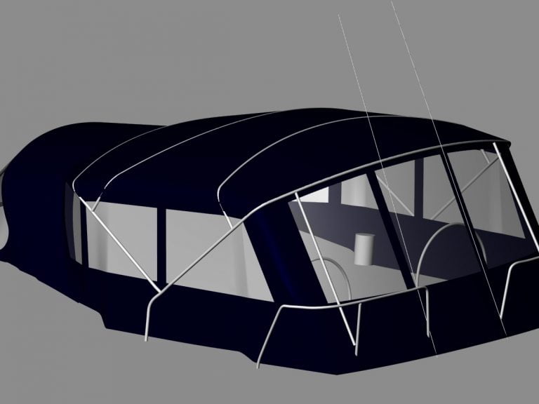 Jeanneau Sun Odyssey 49 Bimini conversion to factory supplied Bimini_6