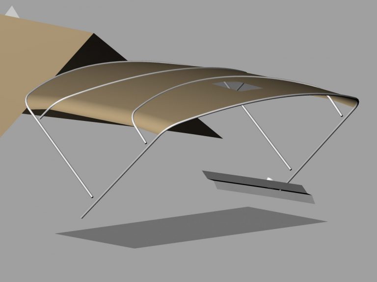 Jeanneau Sun Odyssey 54DS special Bimini and Deck Covers, Blue Fin_1