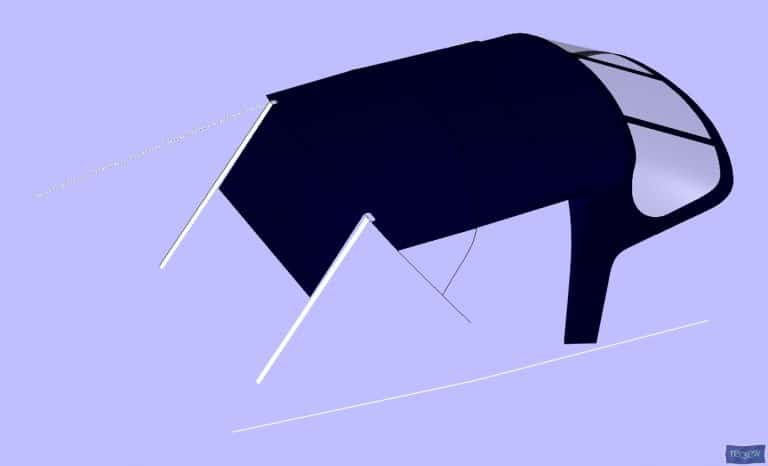 Maxi 38 Sprayhood, Cockpit Enclosure and Bimini, ref Taylo_6