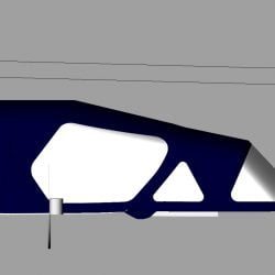 Moody 40 Sprayhood and Cockpit Enclosure fitted with slide track, ZAC_3