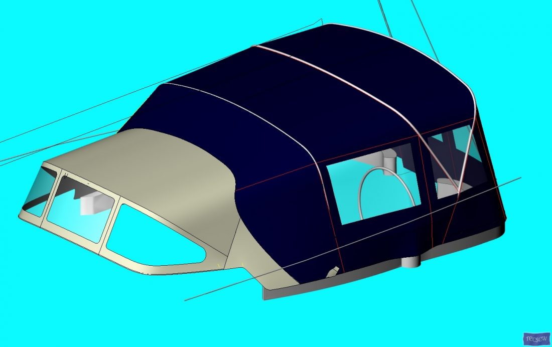 Moody 41 Classic Bimini Conversion_2