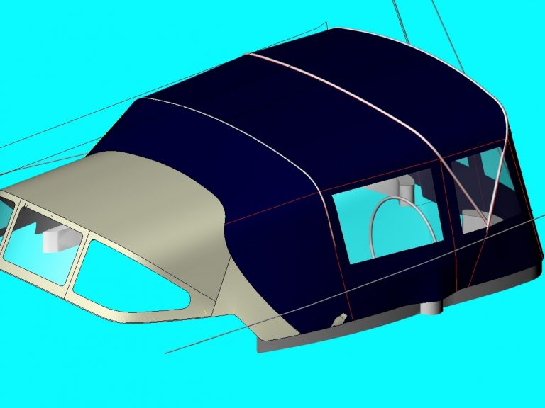 Moody 41 Classic Bimini Conversion_2
