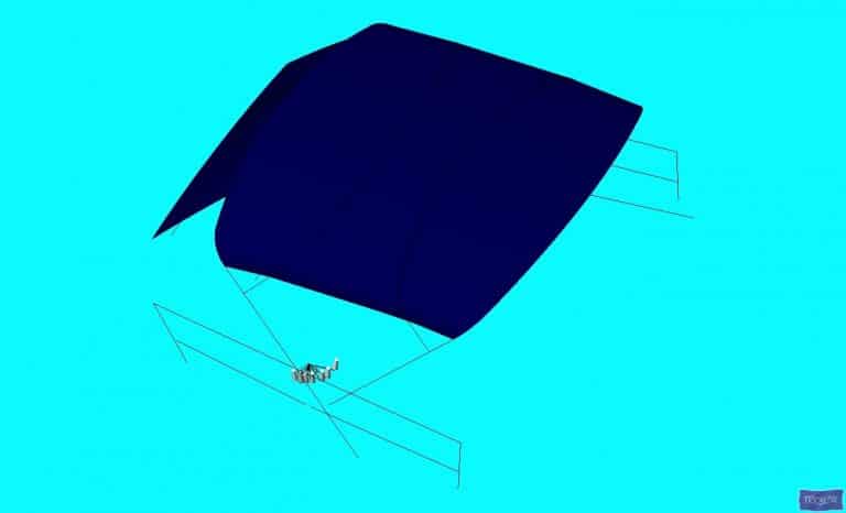 Moody 41 Classic bimini with optional zipped side panels_6