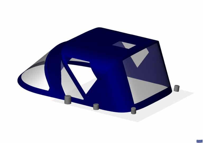 Moody 44 Sprayhood Bimini and Conversion remodelled recover_3