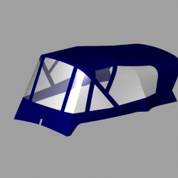 Sadler 34 Cockpit Enclosure fitted to CJ Sprayhood, Bucks Eagle
