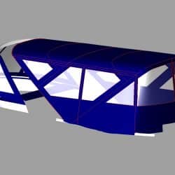 Sealine T50 Flybridge Bimini and Bimini Conversion_6