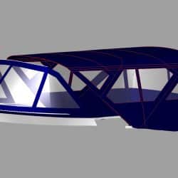 Sealine T50 Flybridge Bimini and Bimini Conversion_8