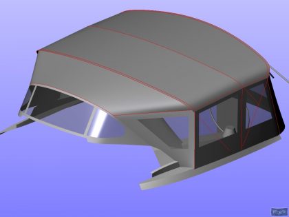 Elan 434 Bimini Conversion with Tecsew Bimini and Sprayhood_15