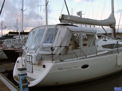 Elan 434 Bimini Conversion with Tecsew Bimini and Sprayhood_6