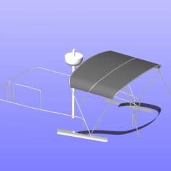 Beneteau Swift Trawler ST 30, Flybridge Bimini_10