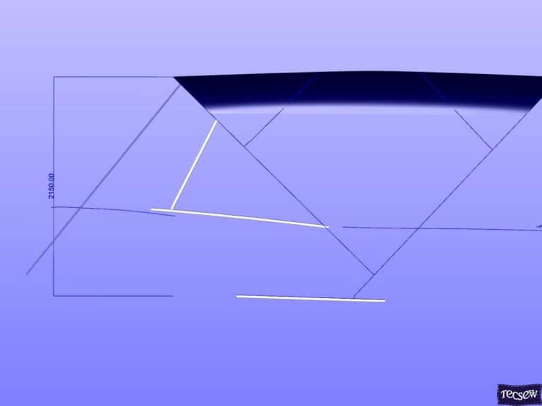 Approximate height from cockpit floor