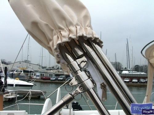 Beneteau Oceanis 46 bimini with optional zipped aft extension_2