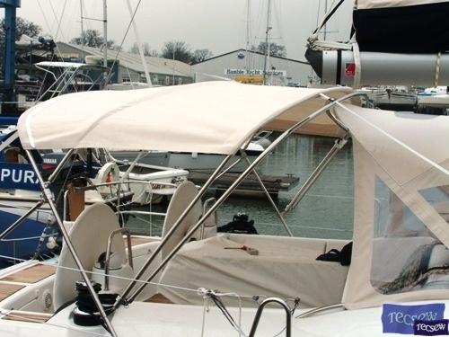 Beneteau Oceanis 46 bimini with optional zipped aft extension_6