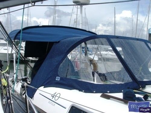 Dufour 40 Helm Bimini and infill Panel_1