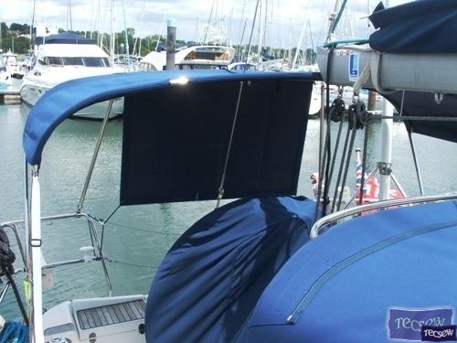 Dufour 40 Helm Bimini and infill Panel_4