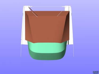 Hanse 385 Pole Bimini shown with optional side panels_7