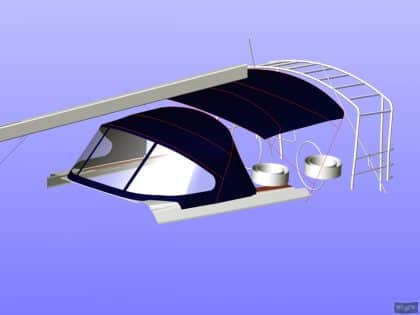Hanse 575 Bimini, wider non standard design_10