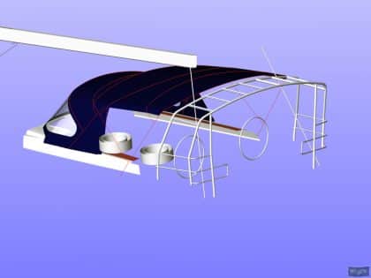 Hanse 575 Bimini, wider non standard design_9