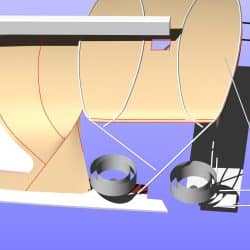 Hanse 575 Narrow standard Bimini_5