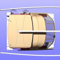 Hanse 575 Narrow standard Bimini_7