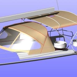 Hanse 575 Narrow standard Bimini_8