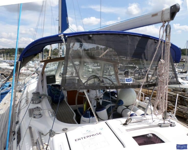 Moody 44 with doghouse, Bimini_12