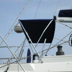 Southerly 42rst Helm Bimini utilising existing Cockpit Enclosure frame, boat 36 onwards_2