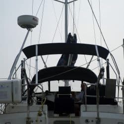 Southerly 42rst Helm Bimini utilising existing Cockpit Enclosure frame, boat 36 onwards_4