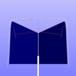 Beneteau Oceanis 40 under boom Pole Tent_10