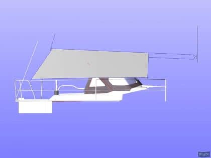Hanse 315 Boom Tent_7
