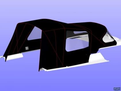 Dehler 34, 2017 model Cockpit Enclosure_8