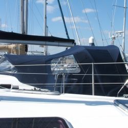 Dehler 36sq Cockpit Enclosure fitted to exisiting Sprayhood_1