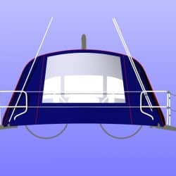 Dehler 38 Cockpit Enclosure alternative window design_13