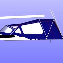 Dehler 38 Cockpit Enclosure alternative window design_14