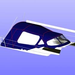 Dehler 38 Cockpit Enclosure alternative window design_15