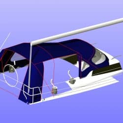 Dehler 38 Cockpit Enclosure alternative window design_18