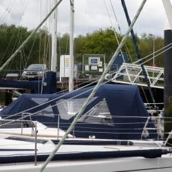 Dehler 38 Cockpit Enclosure fitted to Tecsew Sprayhood_3