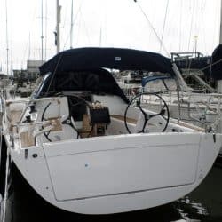 Dehler 38 Cockpit Enclosure fitted to Tecsew Sprayhood_5