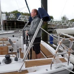 Dehler 38 Cockpit Enclosure fitted to Tecsew Sprayhood_6