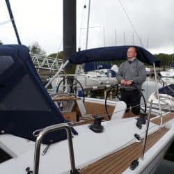 Dehler 38 Cockpit Enclosure fitted to Tecsew Sprayhood_7