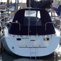Hunter Channel 31 Cockpit Enclosure fitted to one off Sprayhood_2