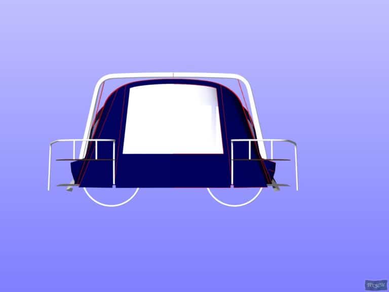 Legend 40 Cockpit Enclosure to suit Tecsew 1750 mm standard Sprayhood_15