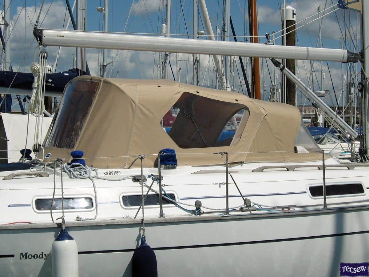 Moody 40 Cockpit Enclosure recover, ARGO Tecsew