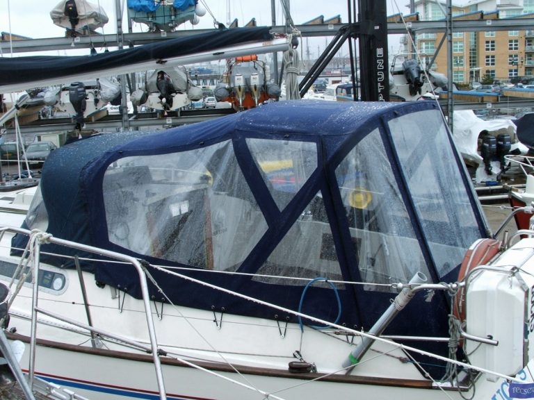 Sadler 34 Cockpit Enclosure fitted to CJ Sprayhood, Bucks Eagle_1